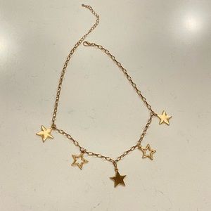 “5 star” gold coated necklace